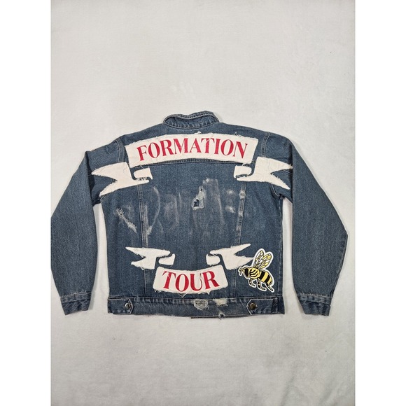 Jackets & Blazers - Beyonce' Formation Tour‎ Denim Jacket (2024) Distressed Size Small Made In USA